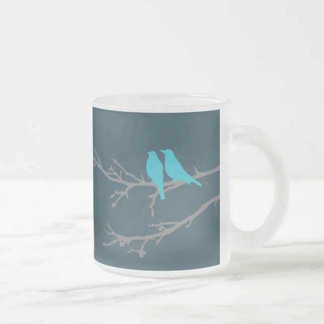 Tasse Givré oiseaux moisis (Droit)
