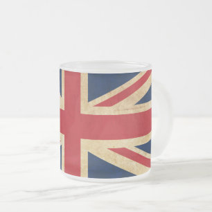 Tasse Givré Old Vintage Grunge United Kingdom Flag Union