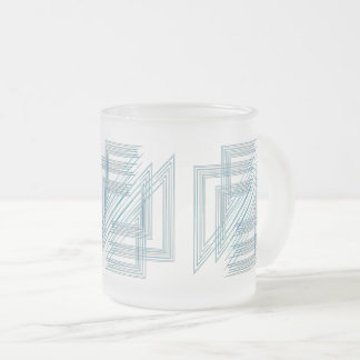 Tasse Givré Opal Turquoise blanc
