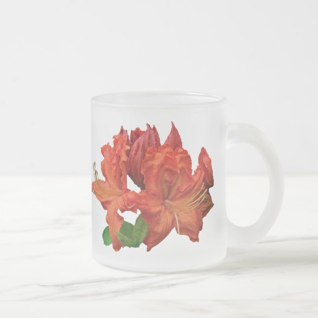 Tasse Givré Orange Azalea Blossoms (Droit)