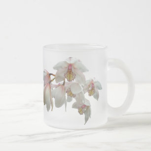 Tasse Givré Orchidées crèmes et roses
