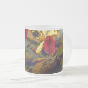 Tasse Givré Orchidées et colibri Heade