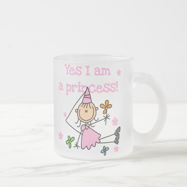 Tasse Givré Oui je suis une princesse (Droit)