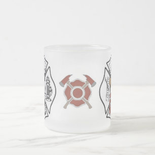 Tasse Givré Ours de département du feu de sapeur-pompier