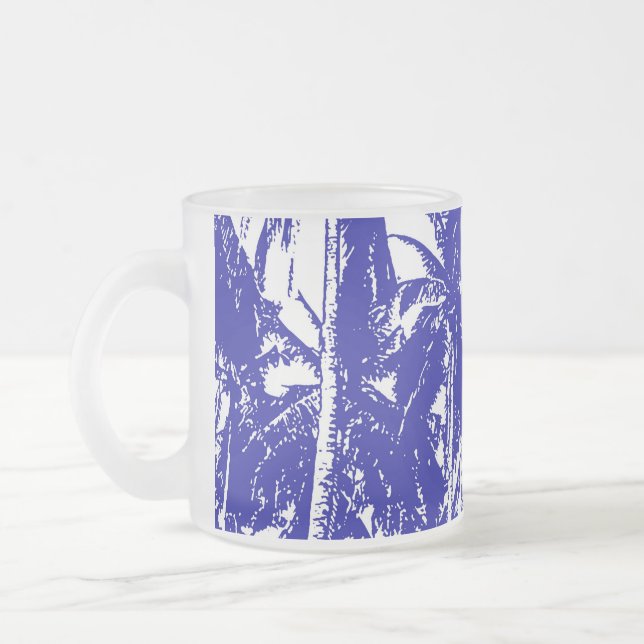 Tasse Givré Palmiers à la conception pointue (Gauche)