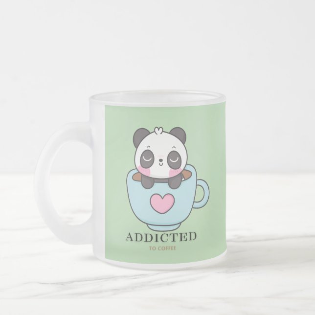 Tasse Givré Panda bébé accro (Gauche)