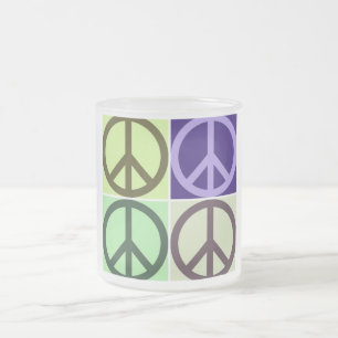 Tasse Givré Panneau de paix