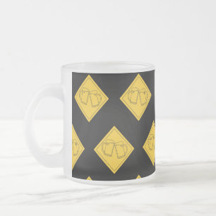 Tasse Givré Panneau pour les amateurs de bière