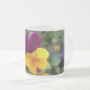 Tasse Givré Pansies lumineuses