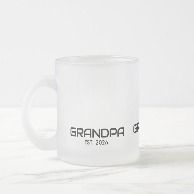 Tasse Givré Papi a fondé Nouveau Cadeau pour Papi  (Gauche)
