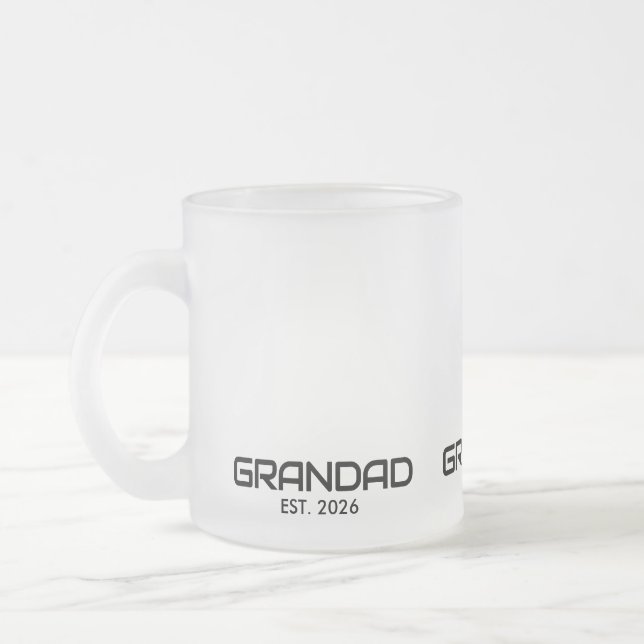 Tasse Givré Papi Est Créé Nouveau Cadeau De Papi  (Gauche)