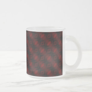 Tasse Givré Papier peint en velours rouge vintage Design abstr