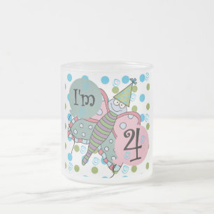 Tasse Givré Papillon 4e anniversaire Tshirts et cadeaux