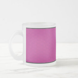 Tasse Givré Papillon Amour | Bordure en Dentelle Magenta