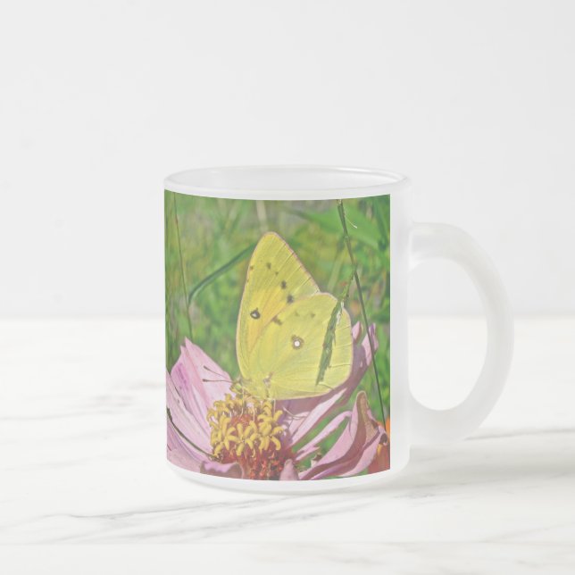 Tasse Givré Papillon au soufre (Droit)