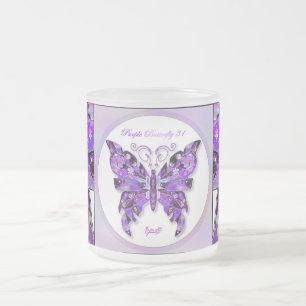 Tasse Givré Papillon pourpre 31