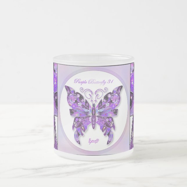Tasse Givré Papillon pourpre 31 (Centre)