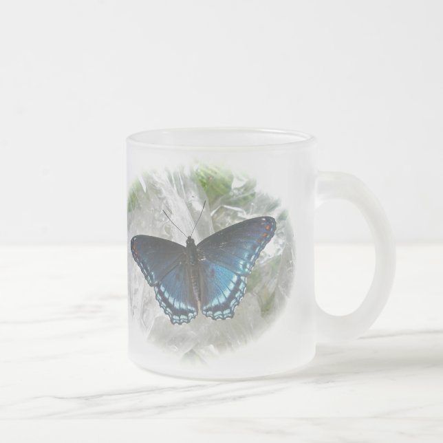 Tasse Givré Papillon pourpre tacheté rouge (Droit)
