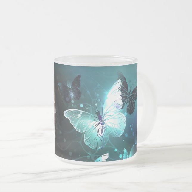 Tasse Givré Papillons de nuit à la menthe (Devant droit)
