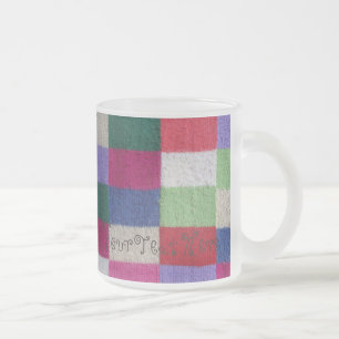 Tasse Givré Parquet tricoté de style vintage coloré