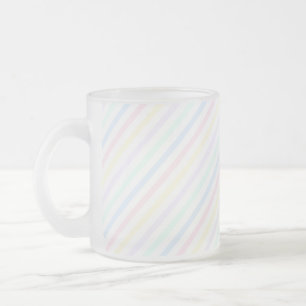 Tasse Givré Pastel Retro Candy Stripe