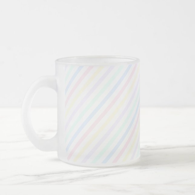 Tasse Givré Pastel Retro Candy Stripe (Gauche)