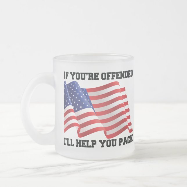 Tasse Givré patriote américain (Gauche)