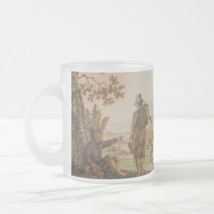 Tasse Givré Paysage champêtre pastoral vintage