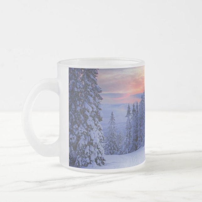 Tasse Givré Paysage hivernal  (Gauche)