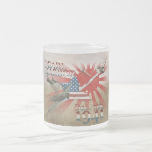 Tasse Givré Pearl Harbor 7 décembre 1941 Café au verre givré