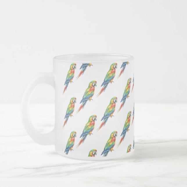 Tasse Givré Perroquet (Gauche)
