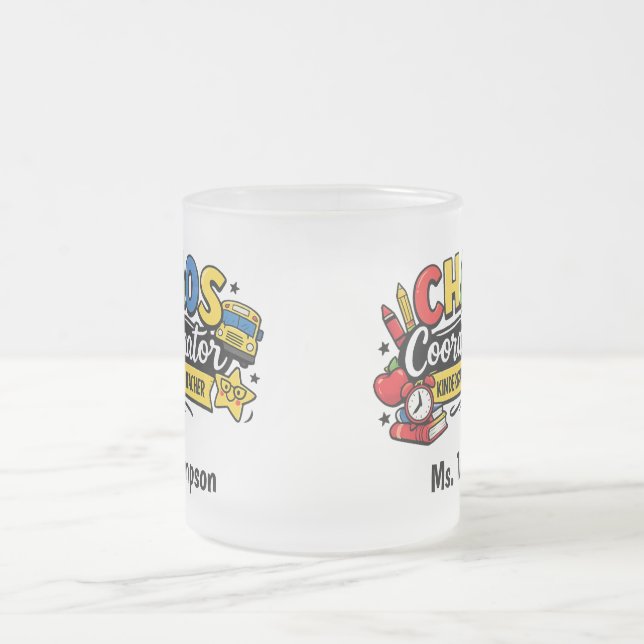 Tasse Givré Personalized Chaos  Coordinator Teacher  (Centre)