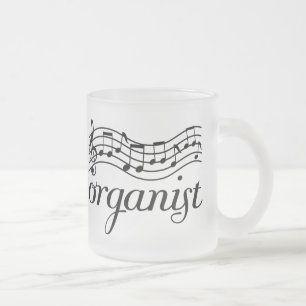 Tasse Givré Personnel de musical d'organiste