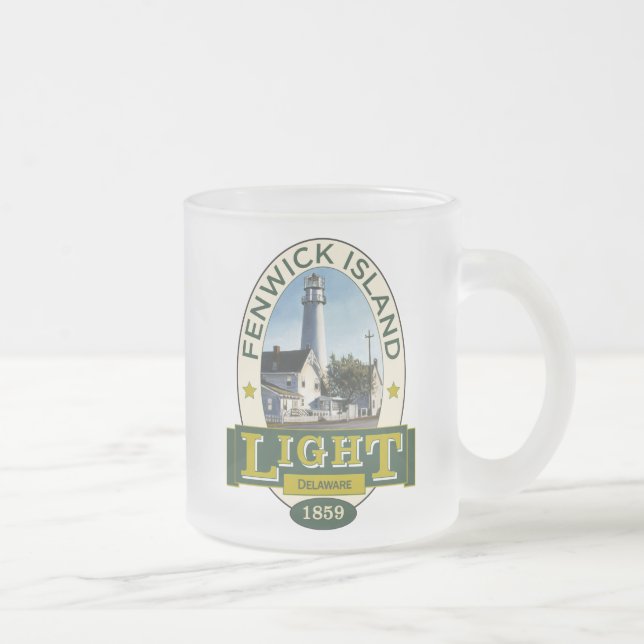 Tasse Givré Phare d'île de Fenwick (Droit)