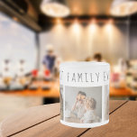 Tasse Givré Photo Collage Moderne & Meilleure Famille Jamais M<br><div class="desc">Présentez le cadeau de collage moderne Photo & Best Family Ever Text, une façon unique et personnalisée de célébrer l'amour et la joie de votre famille. Ce cadeau spécial combine la beauté d'un collage photo personnalisé avec un message sincère pour créer un souvenir mémorable qui sera chéri pour les années...</div>