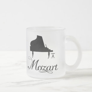 Tasse Givré Piano de Mozart Drinkware givré par cadeau pour l