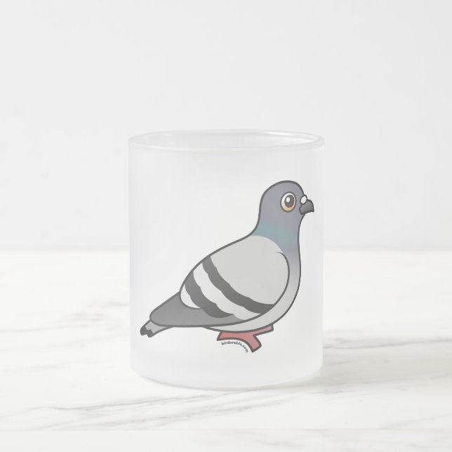 Tasse Givré Pigeon de roche mignon (Centre)