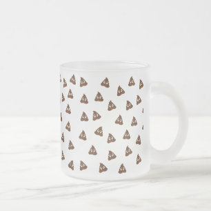 Tasse Givré Pile de Poo emoji souriants poops