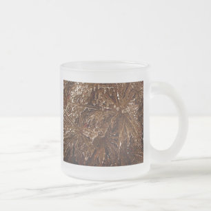 Tasse Givré Pin glacé en pâte de verre - Brown