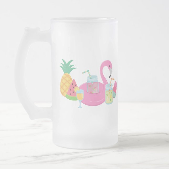 Tasse givré Pink Flamingo Party (Gauche)