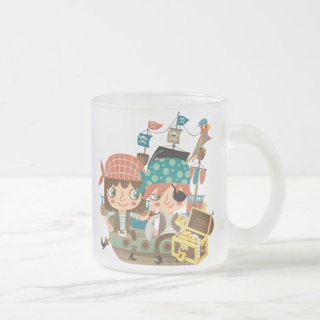 Tasse Givré Pirates avec le trésor (Droit)