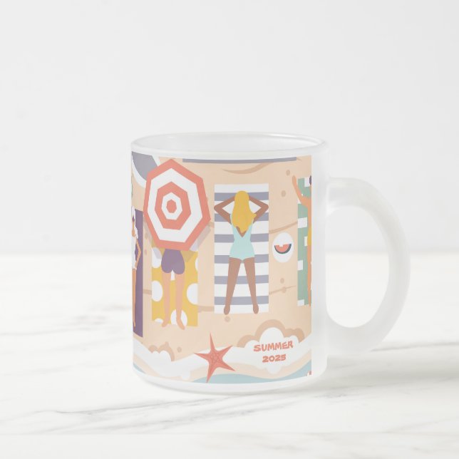 Tasse Givré Plage d'été 2025 (Droit)