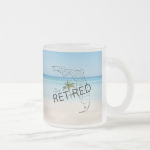 Tasse Givré Plage tropicale et palmier de Floride à la retrait