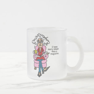 Tasse Givré Plus de numéros qu'un Humour de magazine