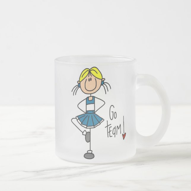 Tasse Givré Pom-pom girl bleu (Droit)