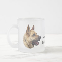 Portrait de chien berger allemand alsacien