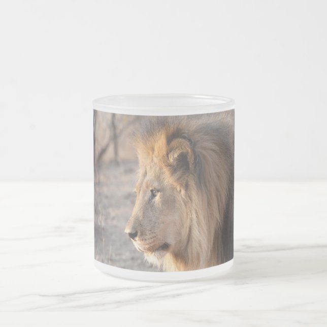 Tasse Givré Portrait de Lion (Centre)