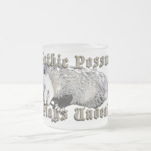 Tasse Givré Possum gothique Joue Undead