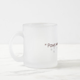 Tasse givré pour amateurs de pattes de chat minima