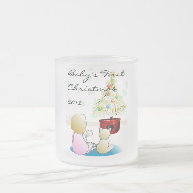 Tasse Givré Premier Noël du bébé 2012 (Centre)